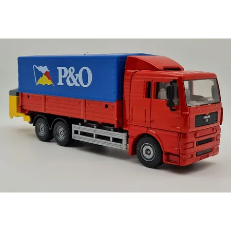 SIKU 2933 LKW MAN TGA mit Mitnahmestapler, M 1:55