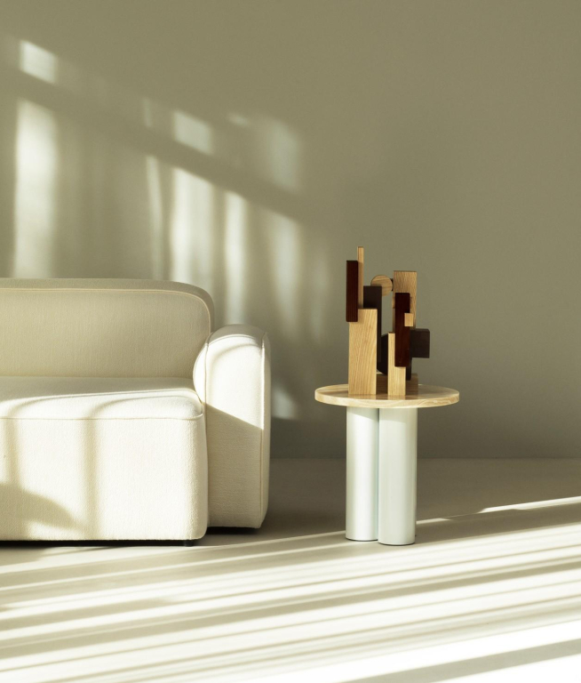 Normann Copenhagen Join Sculpture woondecoratie large Ash/Carbonized Ash