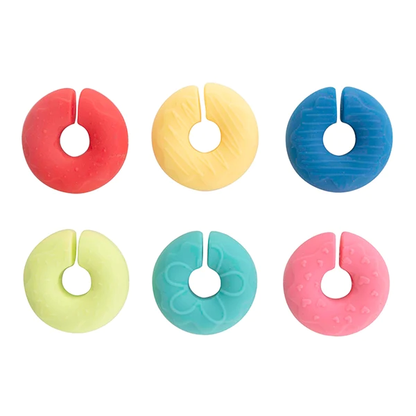 Set de 6 marqueurs verres silicone