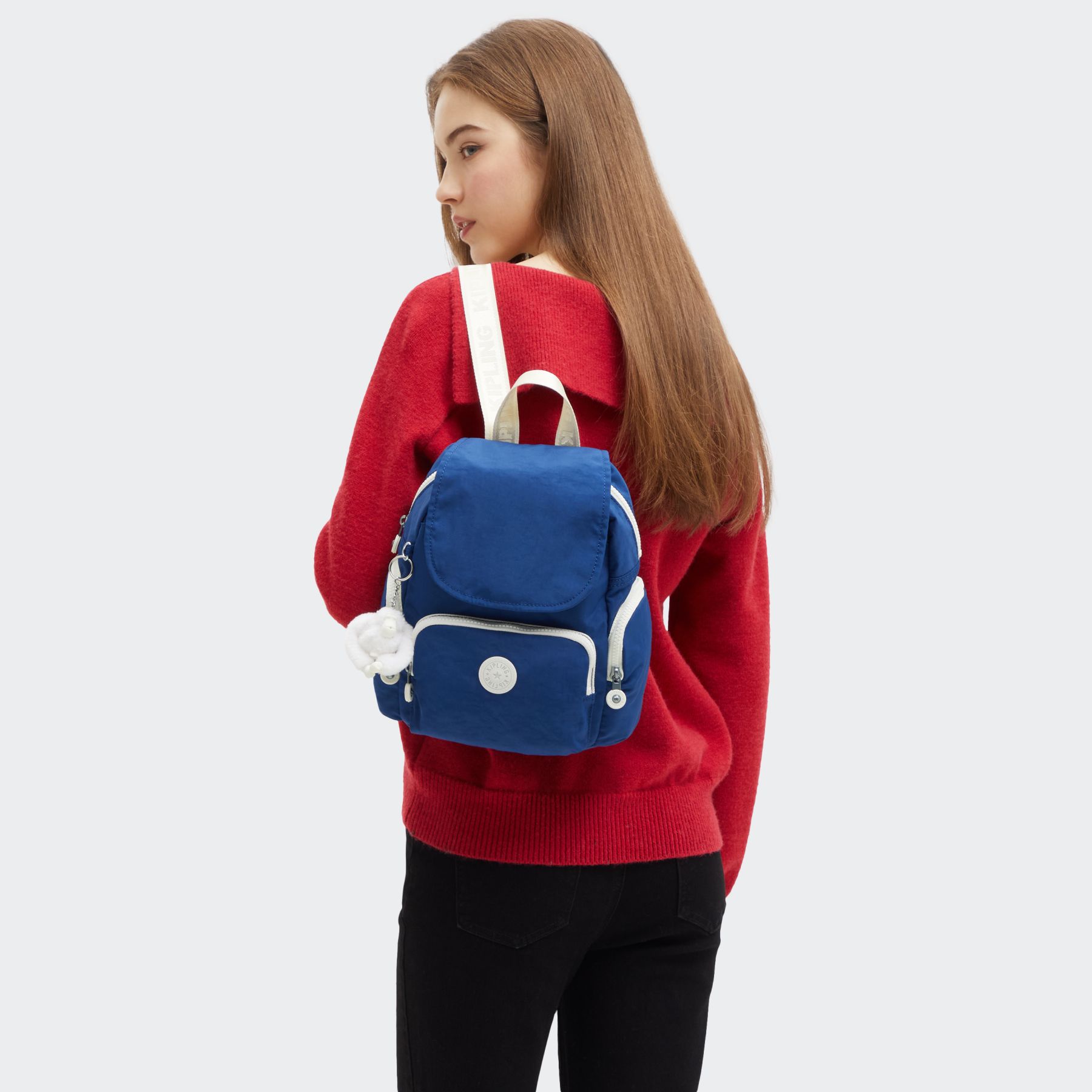 CITY ZIP MINI Mini sac à dos avec bretelles ajustables - Eager Sapphire