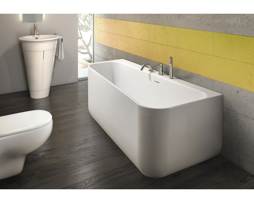 OTTOFOND Pino bad 75 x 155 cm wit glad 703928