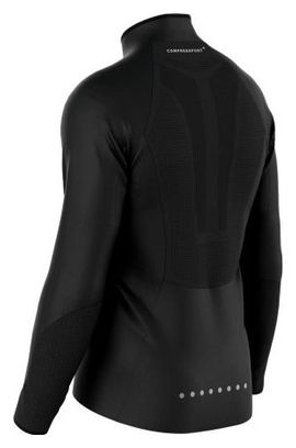 Veste coupe-vent Compressport Hurricane Windproof Noir