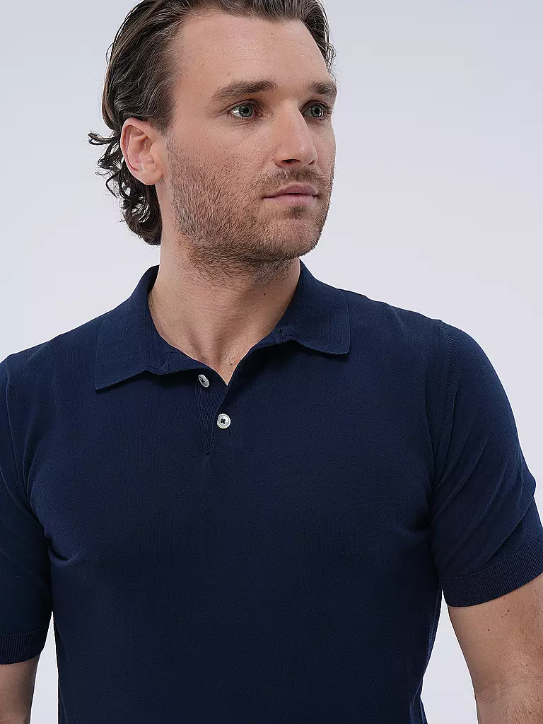 ELEVENTY Poloshirt dunkelblau