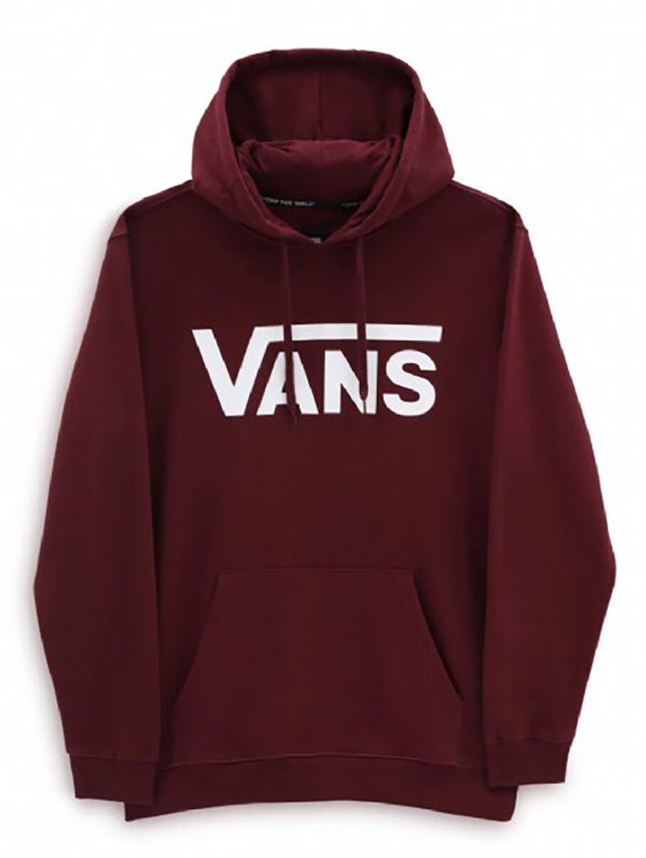Vans Drop V Logo Hoodi-B Bordeaux