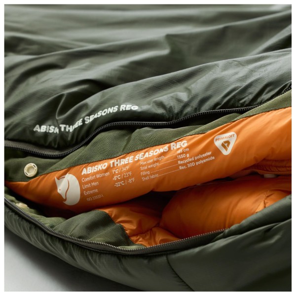Fjällräven - Abisko Three Season XL - Sac de couchage synthétique