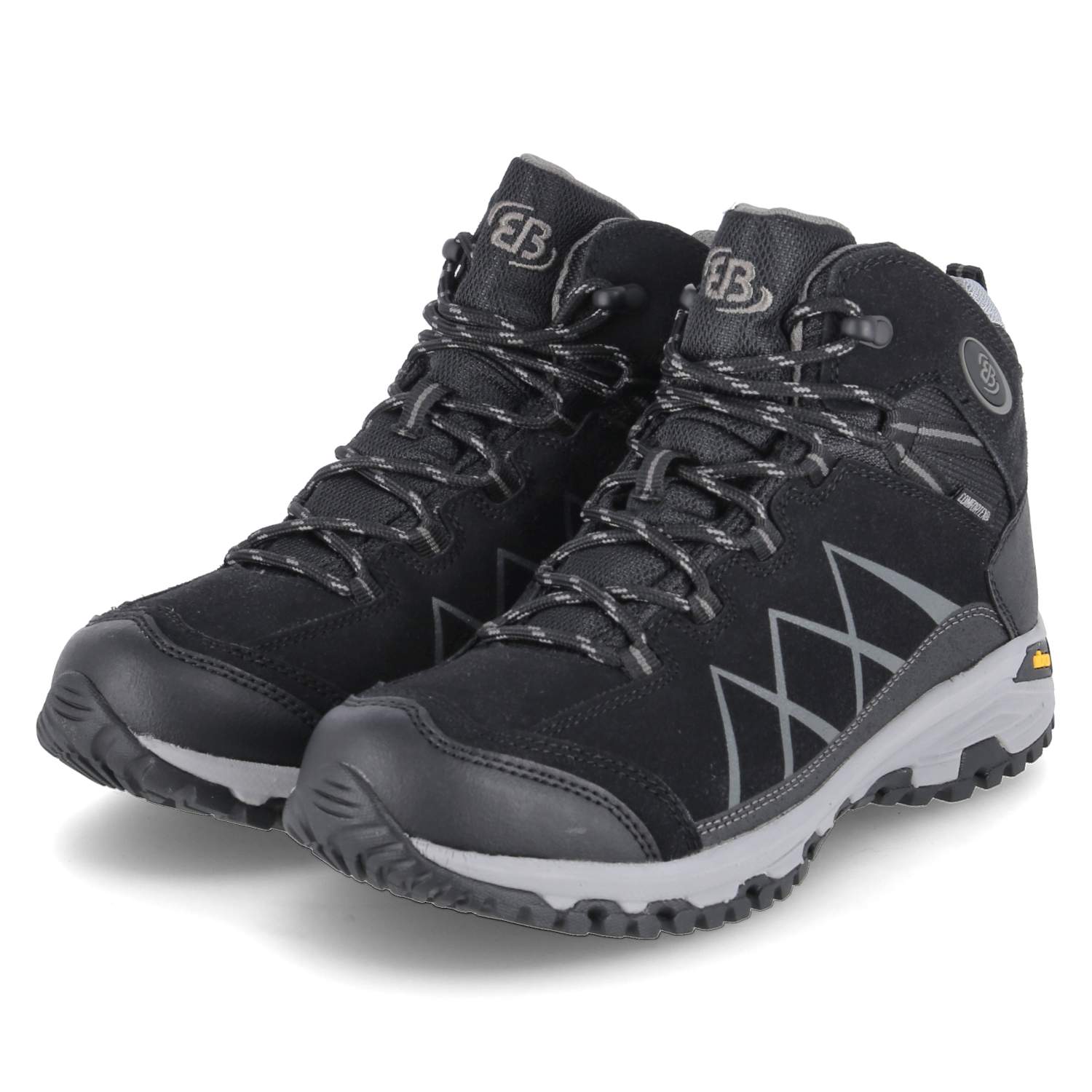Brütting Outdoorschuhe KANSAS HIGH - schwarz/anthrazi