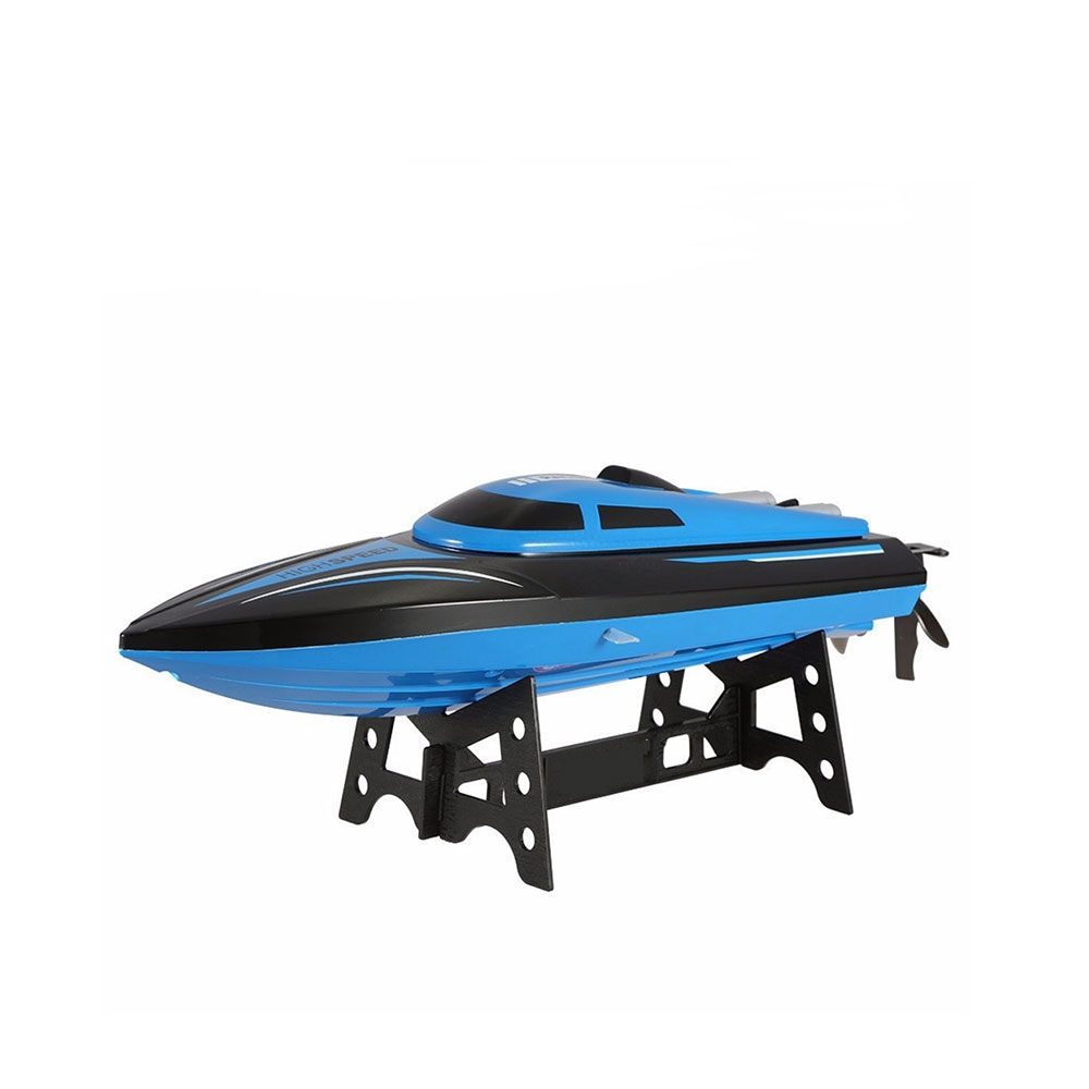 (35cm) Ferngesteuertes 2.4GHz RC High Speed Boot Rennboot Racing Boat - Blau / Schwarz