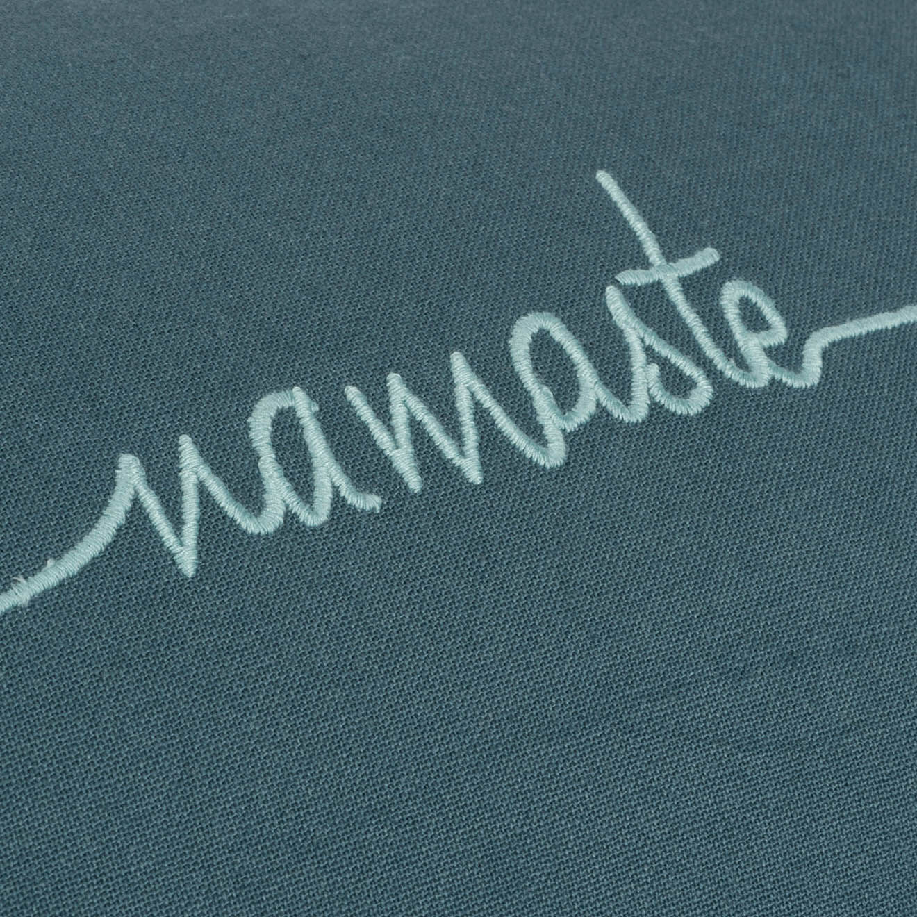 Febronie Housse de coussin Namaste bleue - 50x30 cm