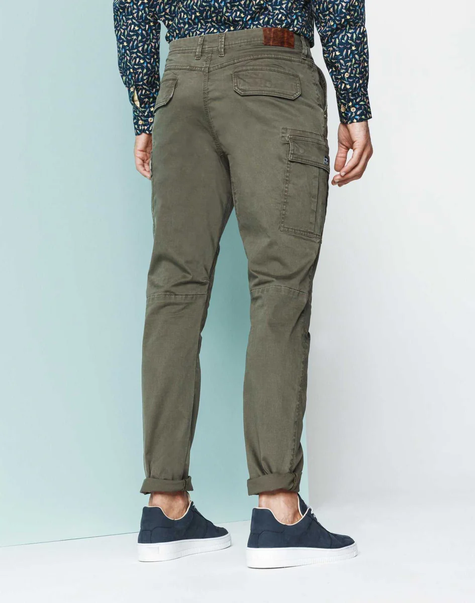 Pantalon cargo kaki