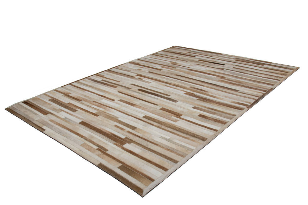 Lederteppich ECLIPSE 100 - creme - 80x150 cm