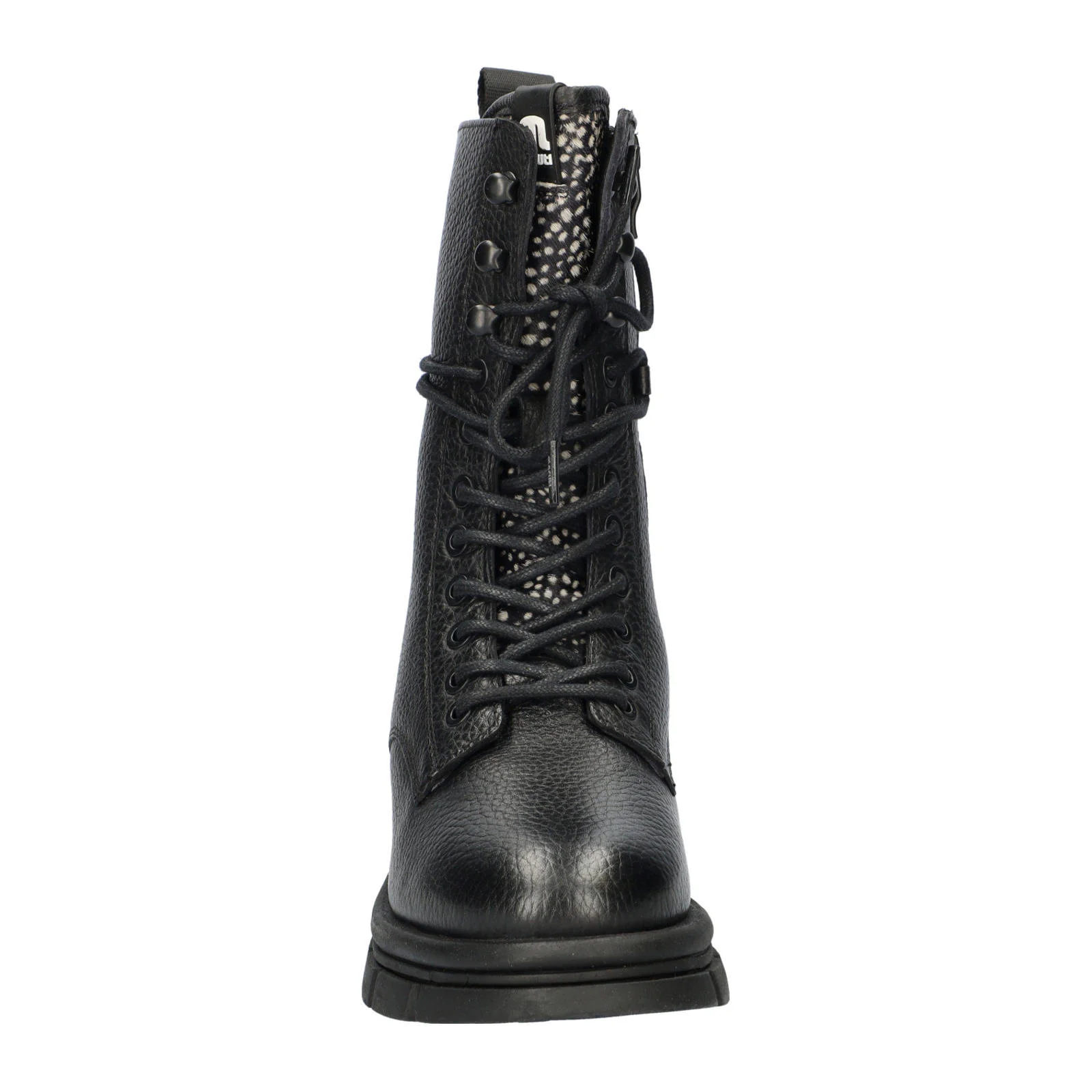 Maruti Heaven  leren veterboots zwart