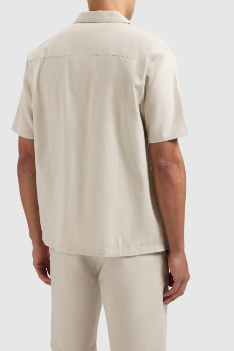 Pure Path beige heren overhemd