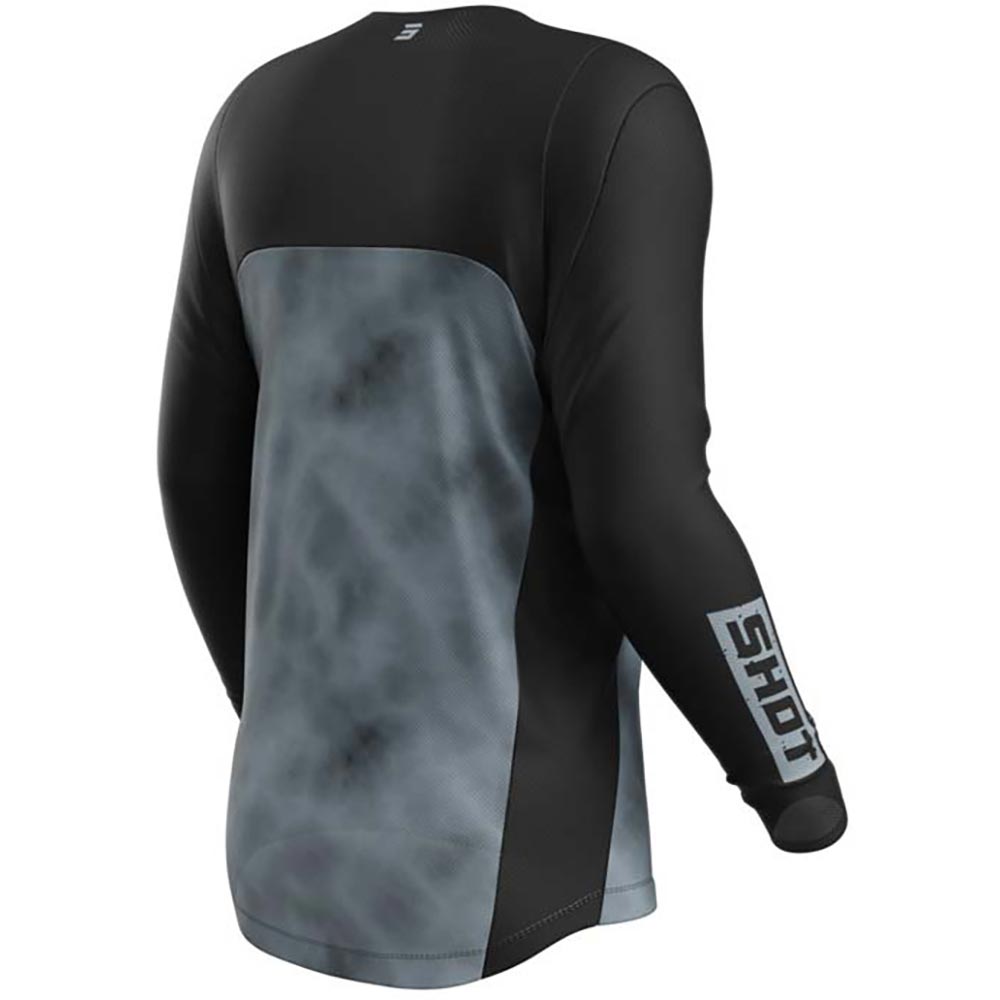 Shot - Maillot Contact Onyx Noir / Gris
