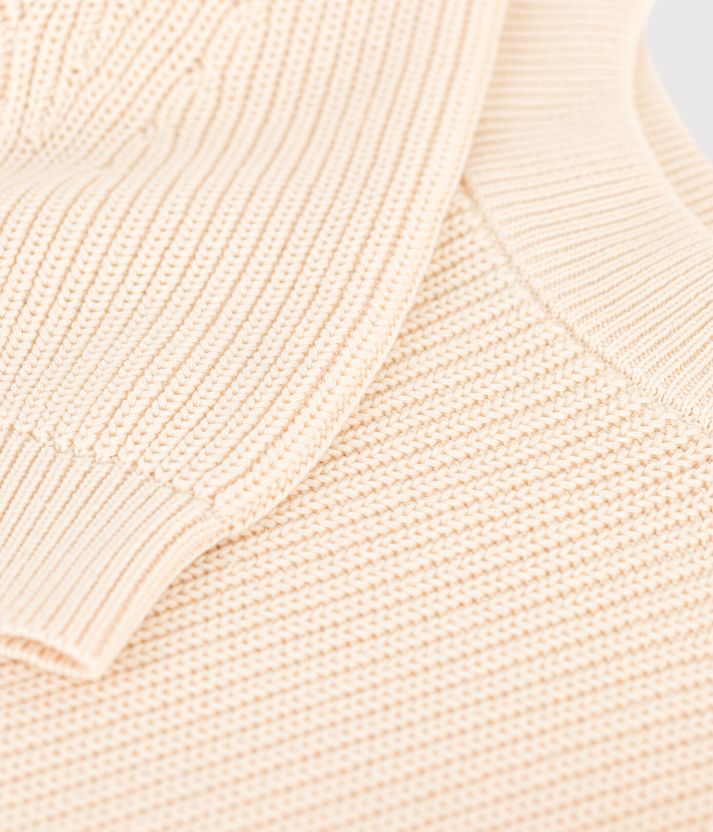 Pull en côte anglaise en coton Femme