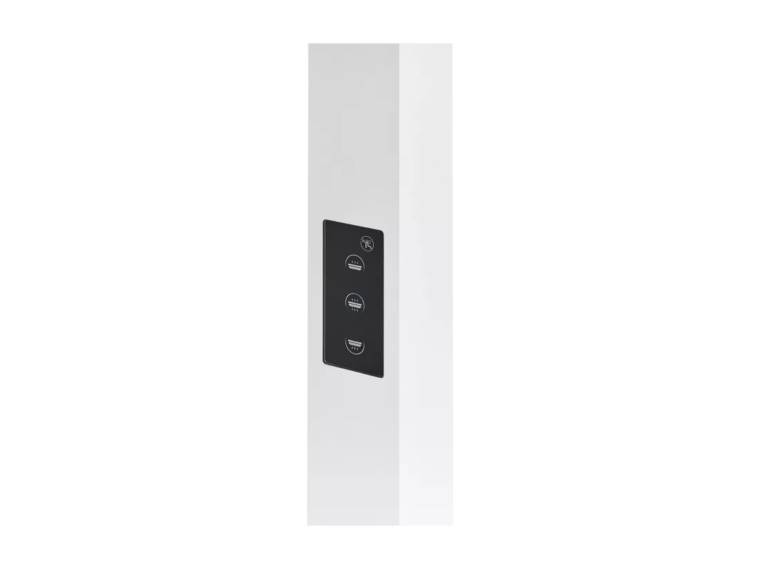 Lampe de bureau LED à pince OCTANT Avec détecteur de mouvement Métal Blanc