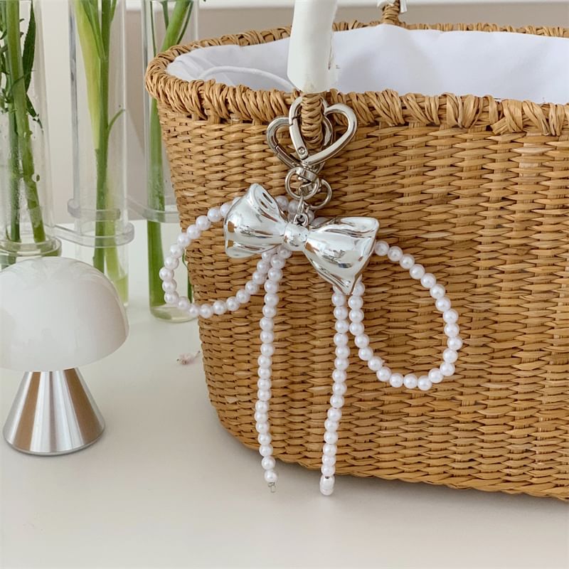Olsin - Sleutelhanger / Set met strik / ketting van legering