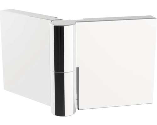 Douchedeur met zijwand en draai-vouwdeur SCHULTE Garant 2.0 ExpressPlus 90 x 90 cm, aluminium profiel, helder glas, vuilafstotende glascoating, deur linksdraaiend, zijwand rechtsdraaiend, buffergreep