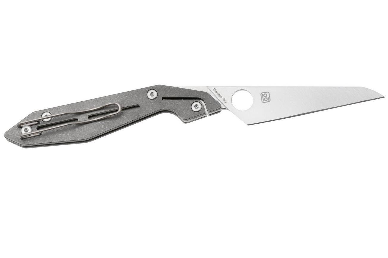 Spyderco NAND C270TIP Böhler M398, Titanium, slipjoint zakmes, Paul Alexander design