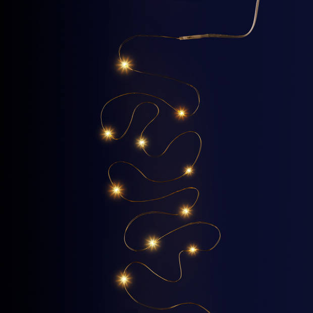Blokker Draadverlichting - 10 Leds - Warm Wit