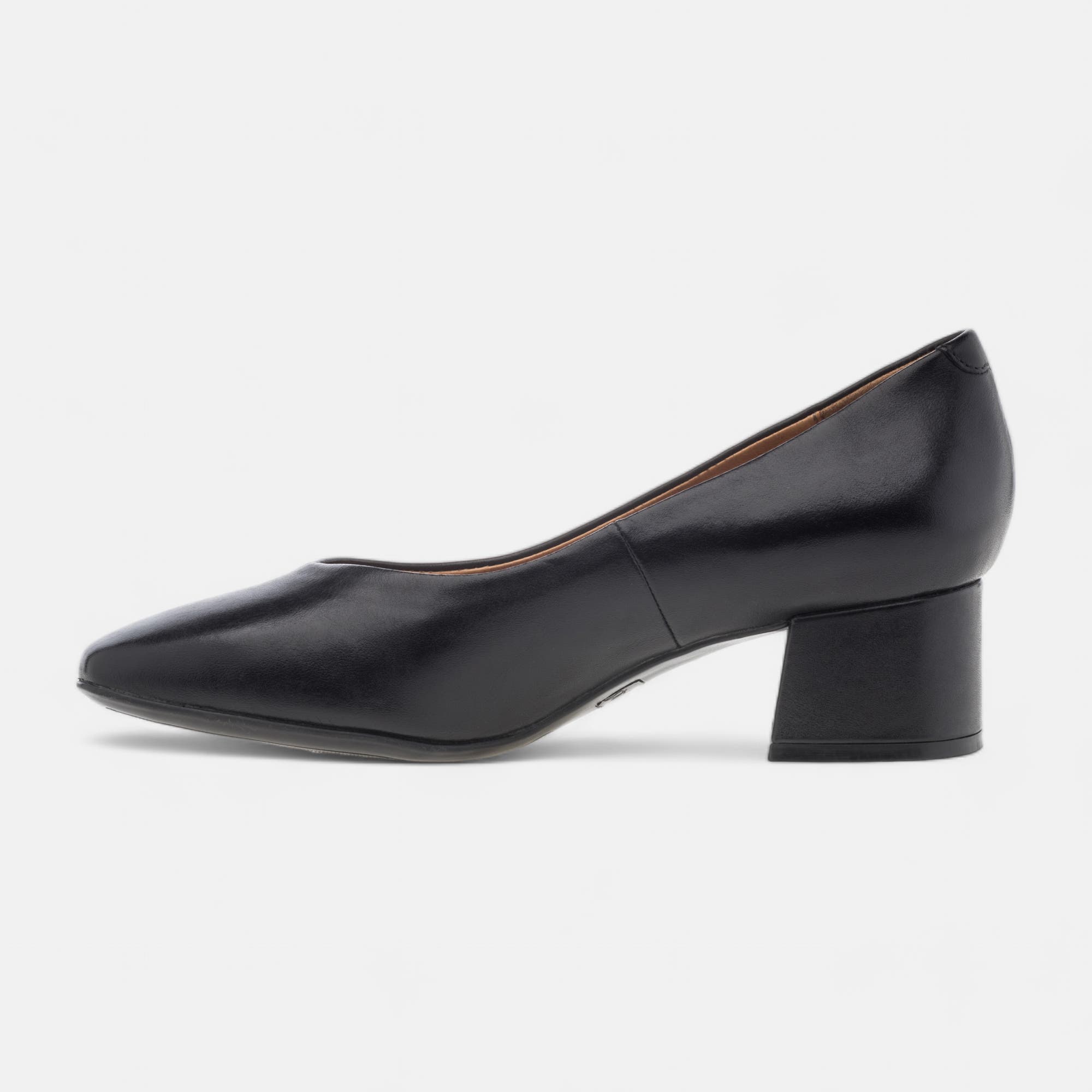 Escarpins Femme en cuir noir