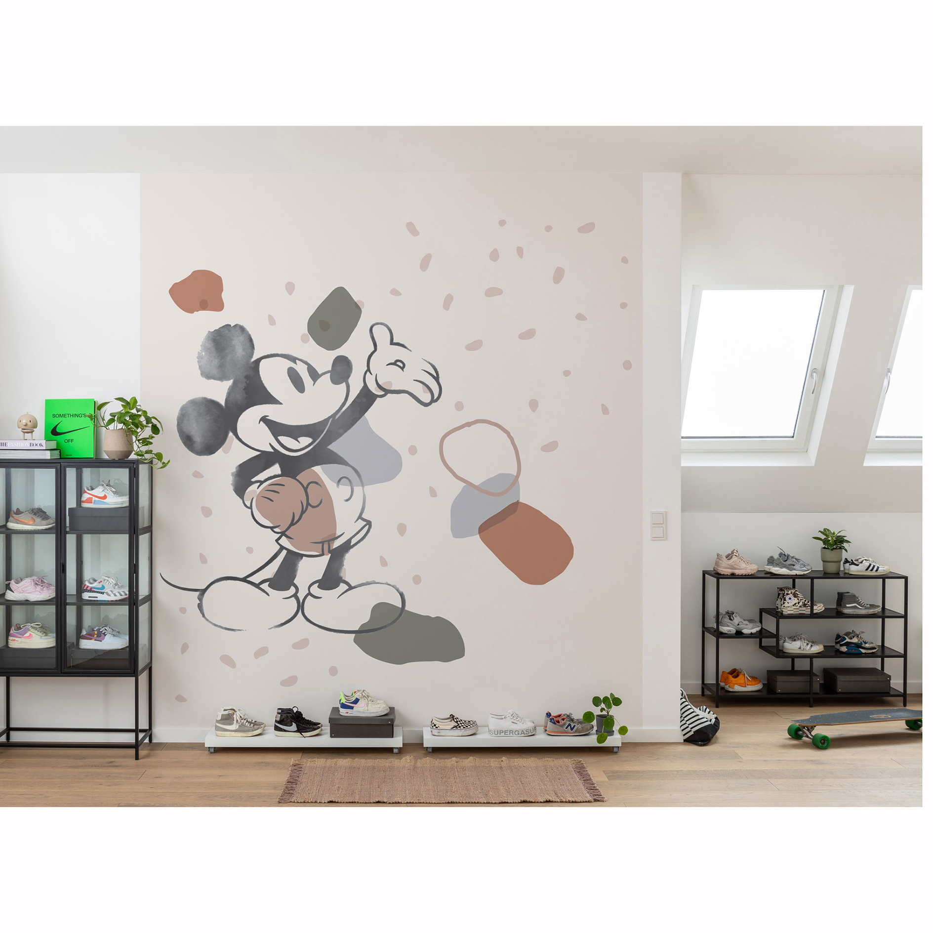 Vlies-Fototapete MICKEY ORGANIC SHAPES - 250x280 cm