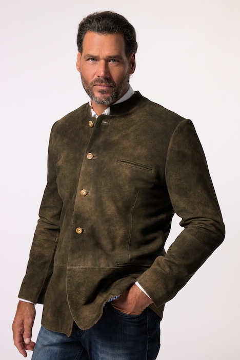 Janker, Ziegenveloursleder, Tracht, bis Gr. 70