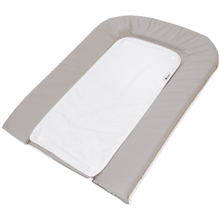 candide Wickelauflage Frottee grau