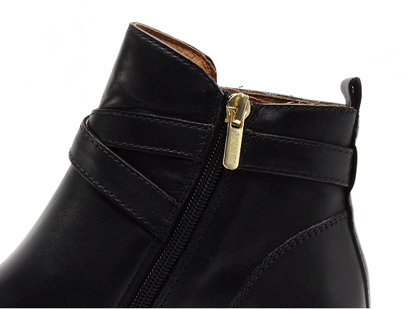 Pikolinos boots bottine plates femme royal w4d8614 noir