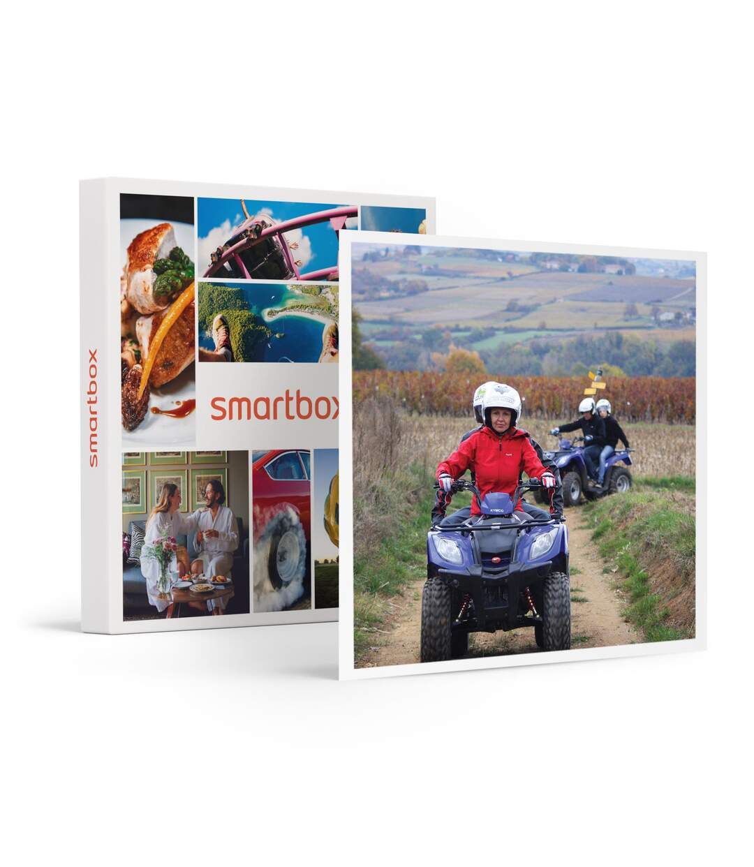 Randonnée d'1h en quad pour 2 adultes et 1 enfant près de Limoges - SMARTBOX - Coffret Cadeau Sport & Aventure