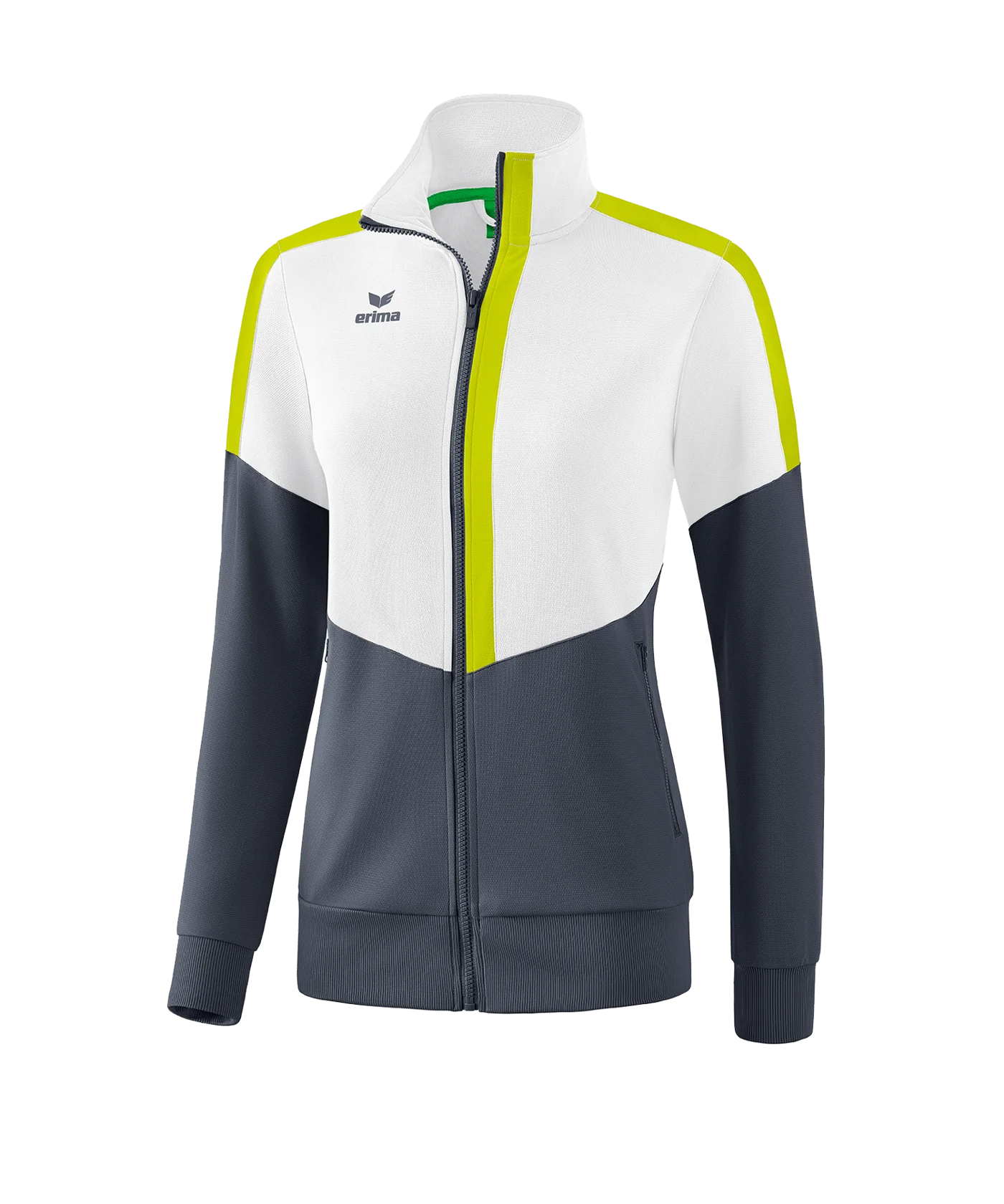 Erima Squad Trainingsjacke Damen Weiss Grau