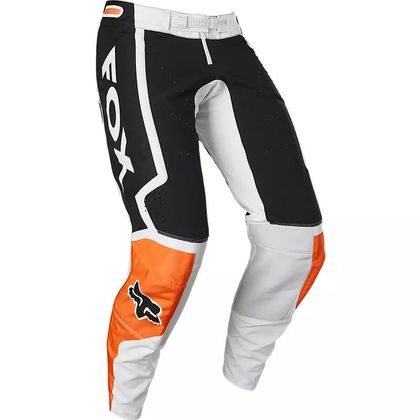 Pantalon cross Fox 360 DVIDE BLACK WHITE ORANGE 2023 - Noir / Blanc