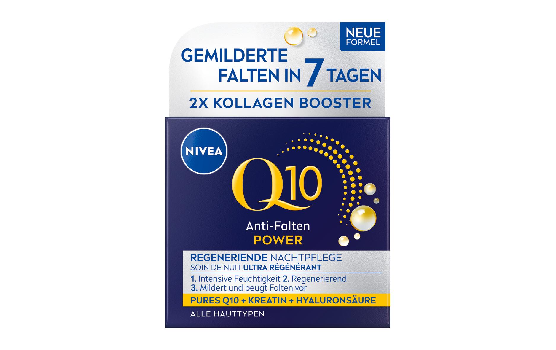 Nachtcrème Care Q10 regenerierend 50 mlRegenerierende Anti-Falten Nachtpflege