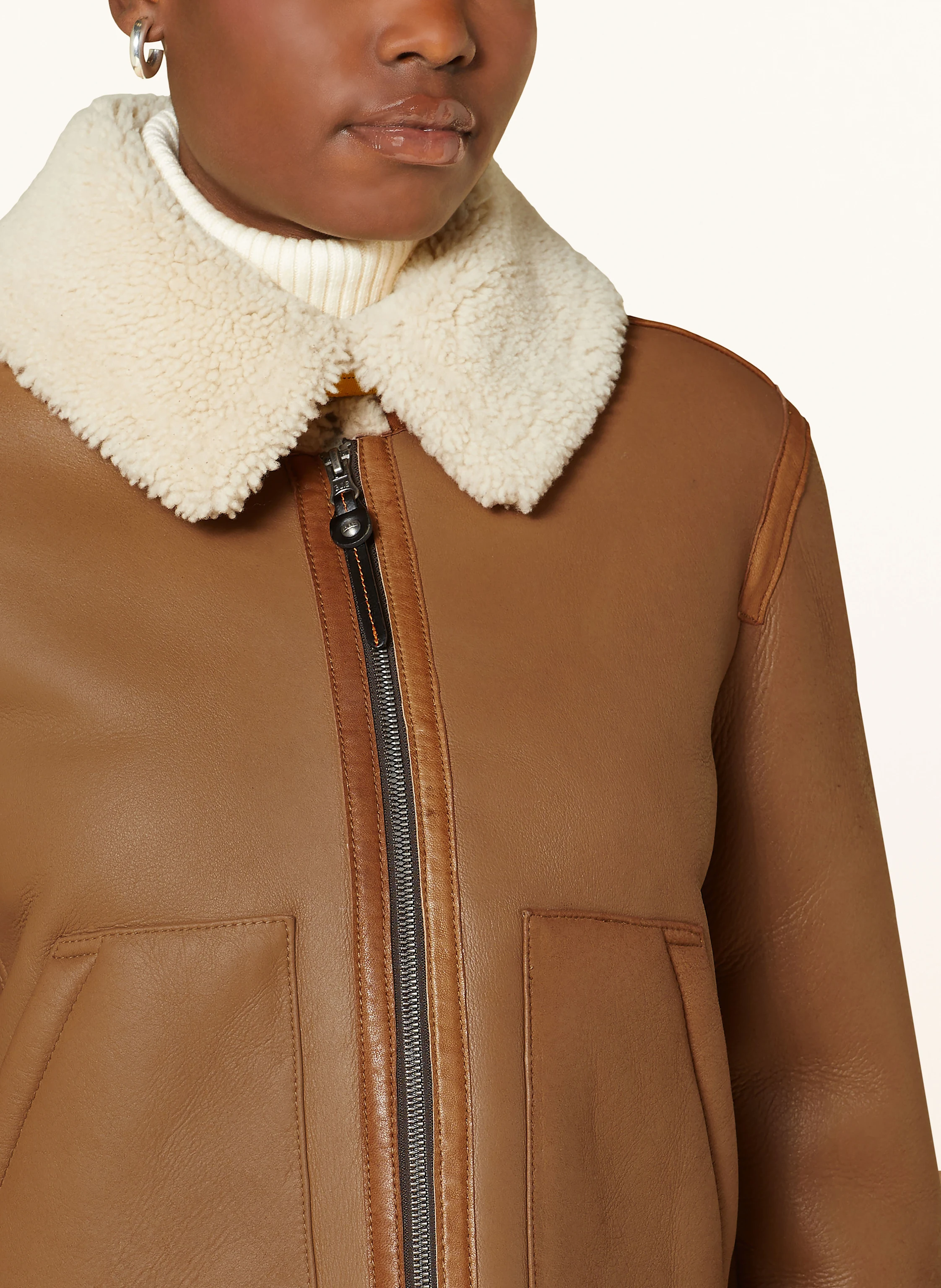PARAJUMPERS Lederjacke GIALEAN