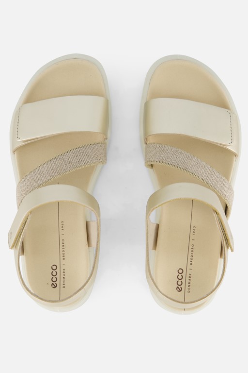 Ecco Flowt W Strap Sandalen goud Leer