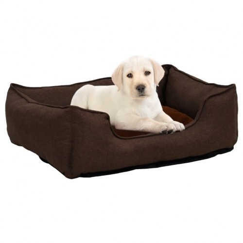 Sofá acolchoado marrom vidaXL para cães