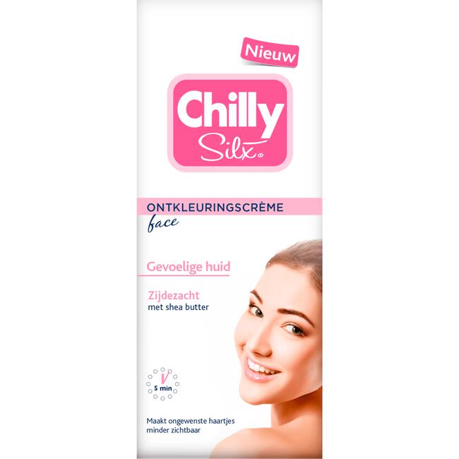Chilly Silx Ontkleuringscrème Face Gevoelige Huid 60 GR