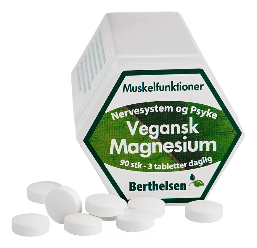 Berthelsen Vegansk Magnesium - 90 tabl.