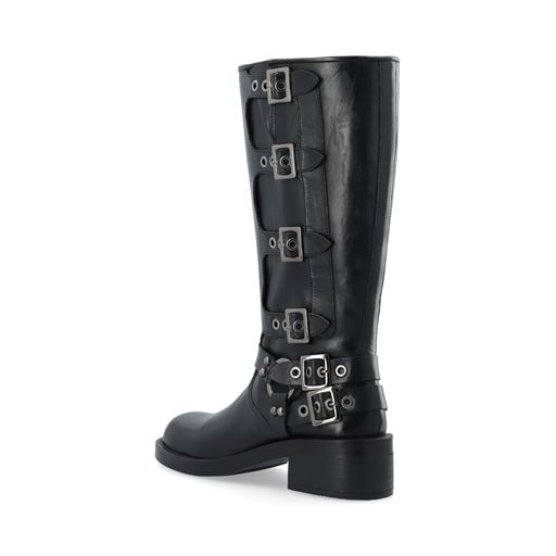 Bianco BIAHarper Buckle Biker Støvler, Black, 41