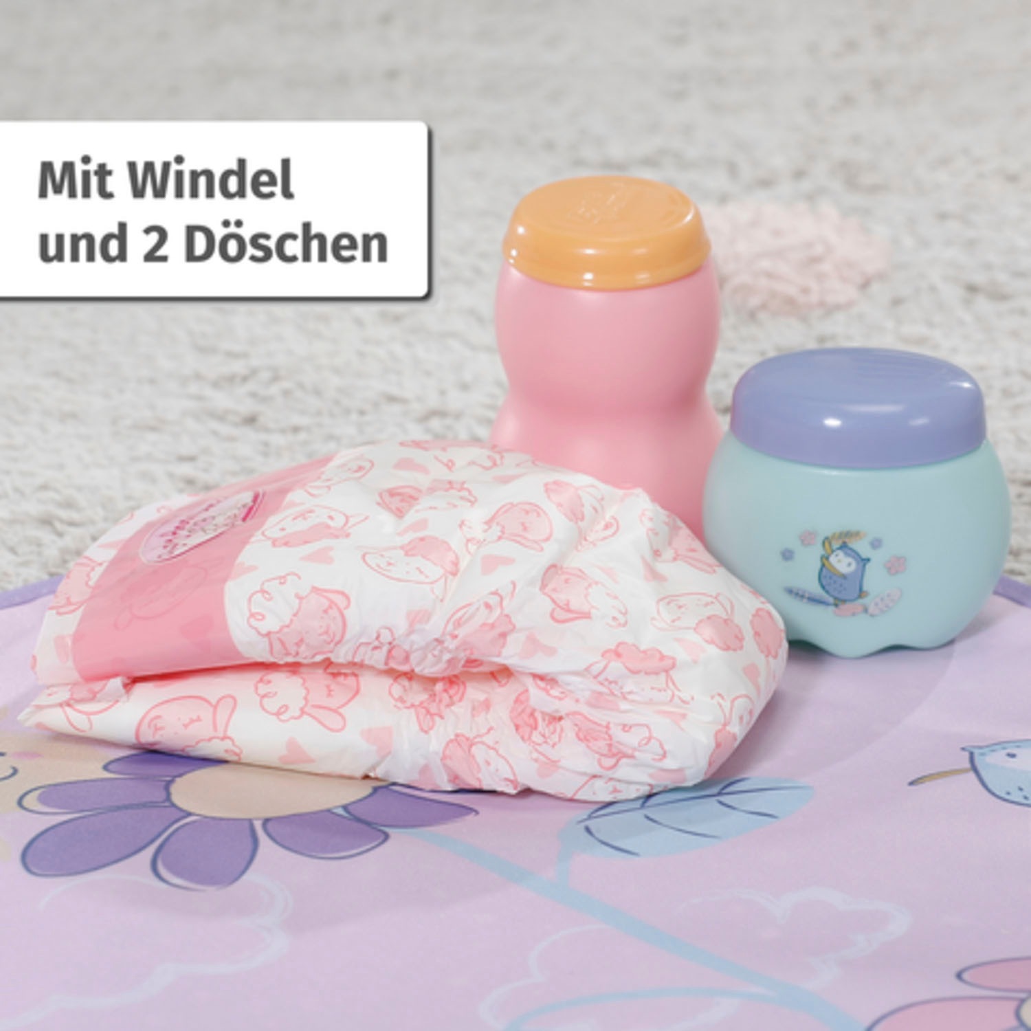 Baby Annabell Puppen Wickeltasche mit Zubehör