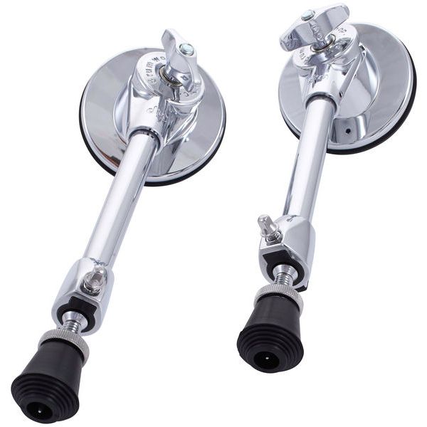DW Bass Drum Beine chrom Paar