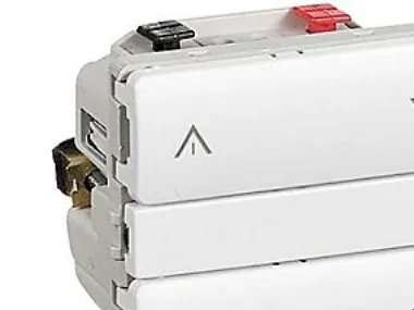 LAURITZ KNUDSEN Lysdæmper 250W kombi, universal, 1 modul, LK IHC® Wireless LK FUGA 230V AC, hvid..