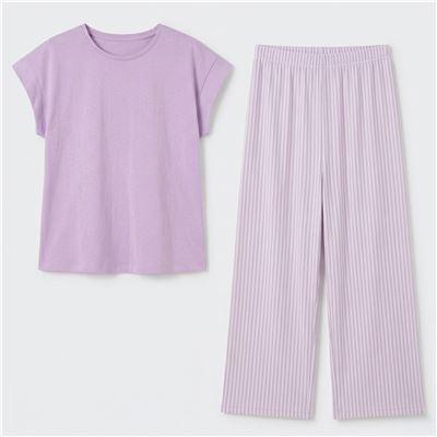Pyjama femme à rayures - BECQUET CRÉATION