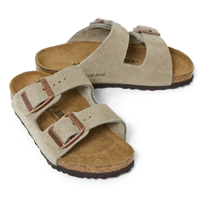 BIRKENSTOCK Sandales Arizona Cuir Suede | Taupe