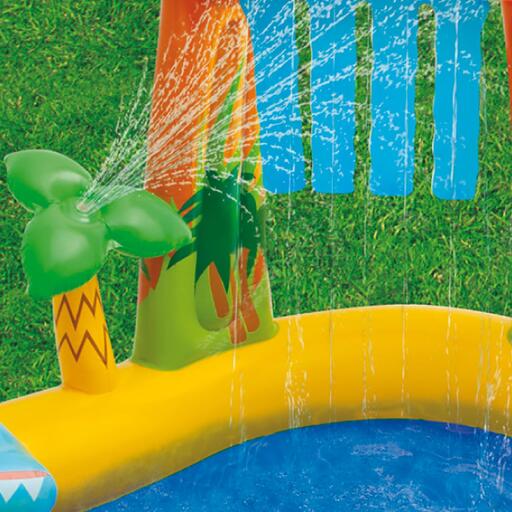 Piscina inflável de dinossauro