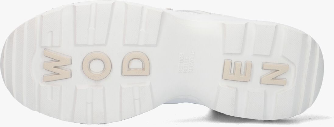 WODEN witte woden lage sneakers sif reflective