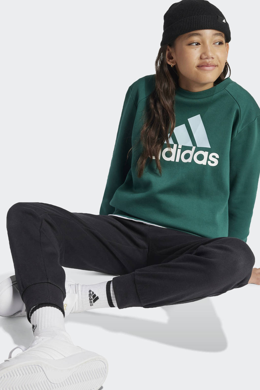 adidas joggingpak groen/zwart