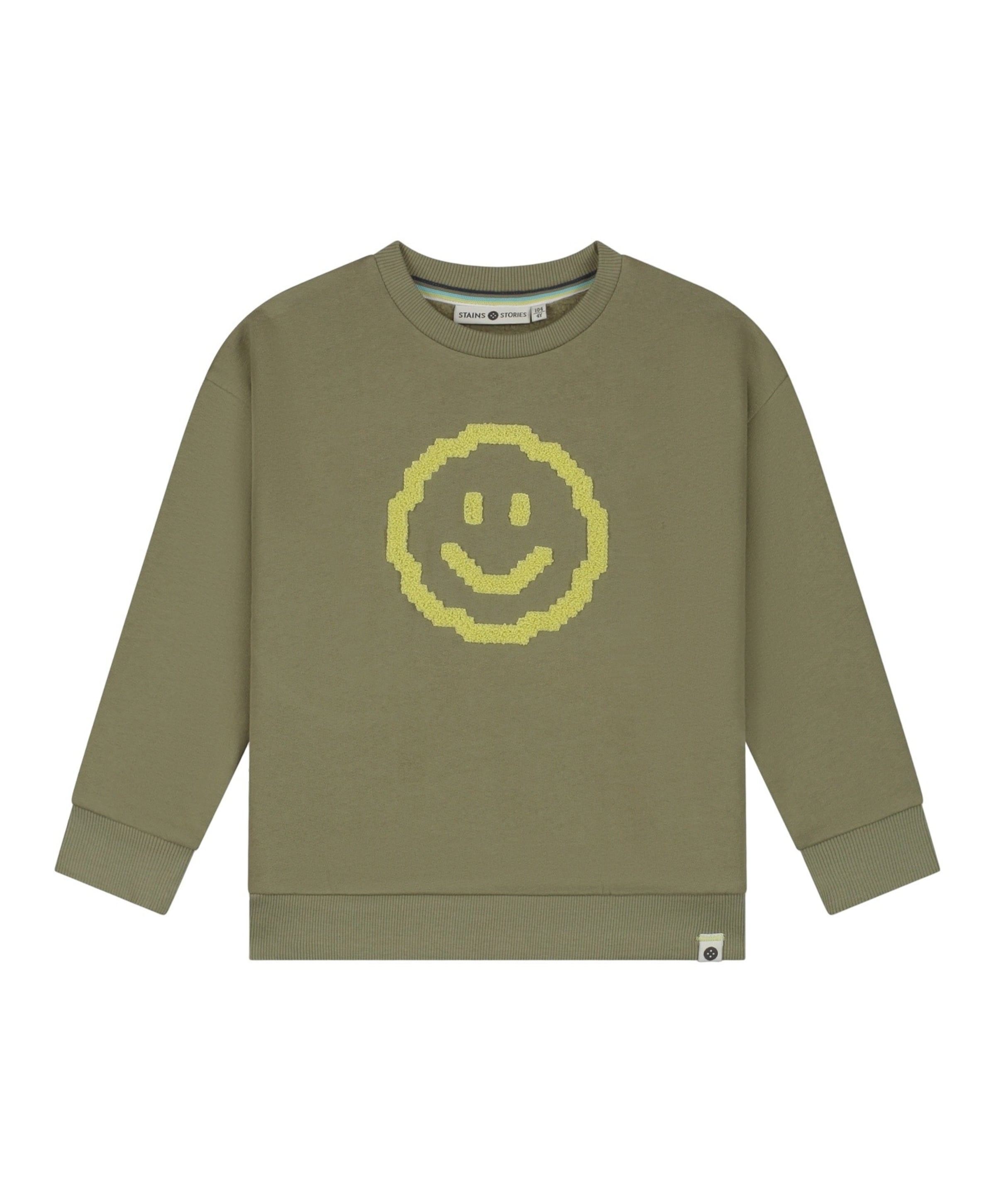 Stains & Stories Jongens sweater groen