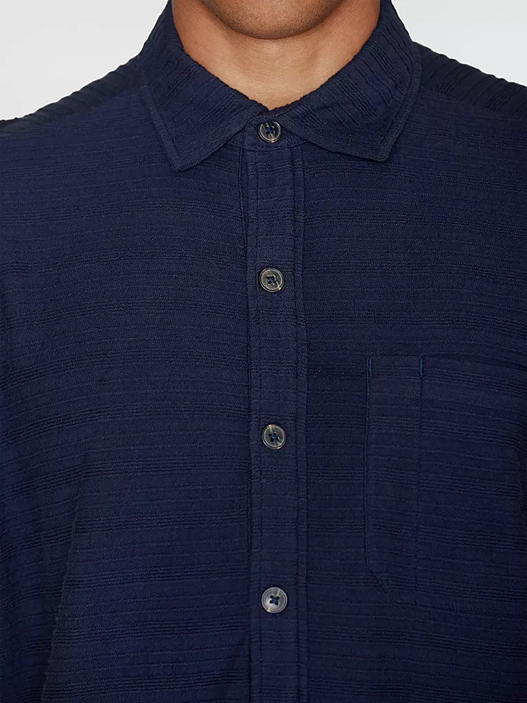 KNOWLEDGE COTTON APPAREL Poloshirt  blau