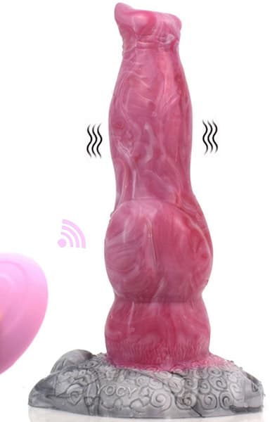 Vibrating Dildo Monster Viby Wolf 22 cm