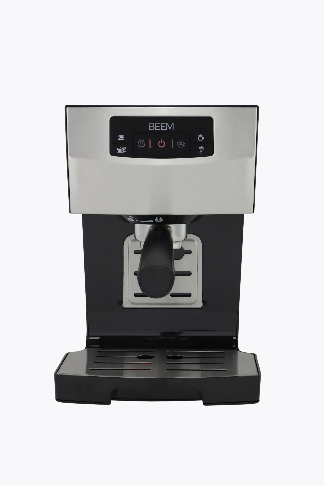 BEEM Siebträgermaschine Espresso Classico II, Schwarz/Edelstahl